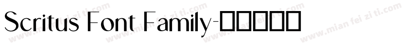 Scritus Font Family字体转换